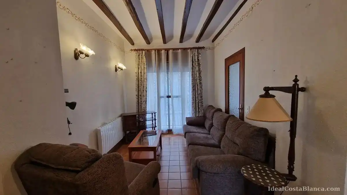 Wohnzimmer von Country house zur Miete in El Castell de Guadalest, Alicante