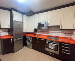 Kitchen of Flat for sale in Gijón   with Heating, Parquet flooring and Storage room