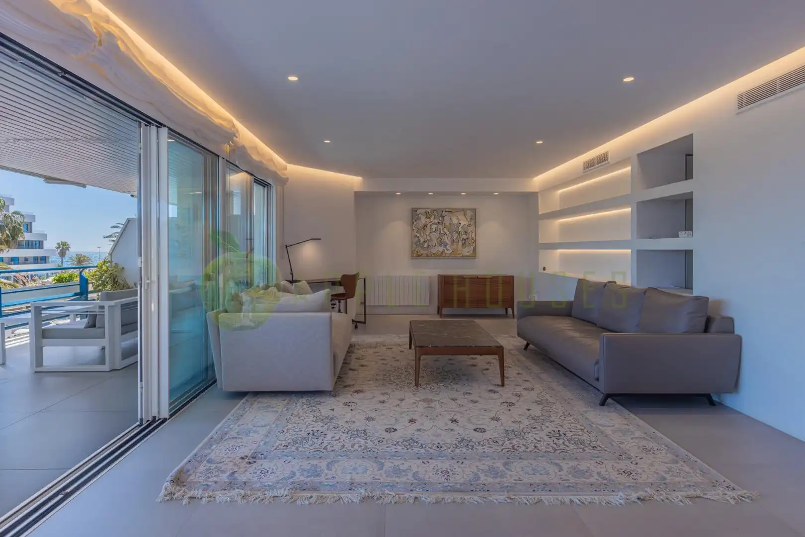 Living room of Attic for sale in Sitges  with Air Conditioner, Heating and Terrace