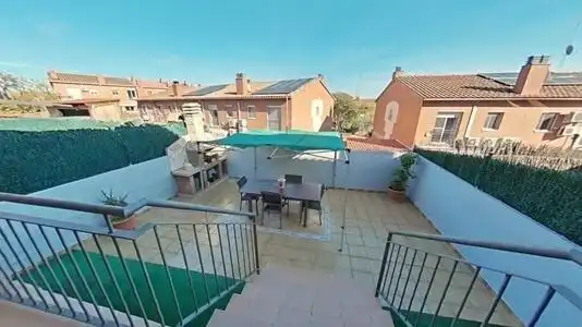 Terraza de Casa o chalet en venta en Santa Perpètua de Mogoda con Aire acondicionado, Calefacción y Jardín privado