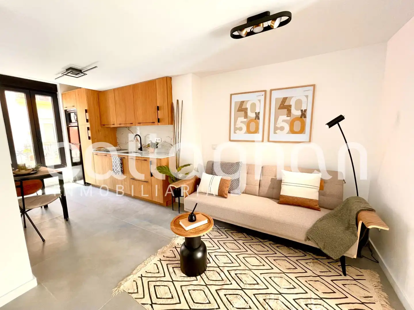 Wohnzimmer von Loft zur Miete in Valencia mit Klimaanlage, Heizung und Abstellraum