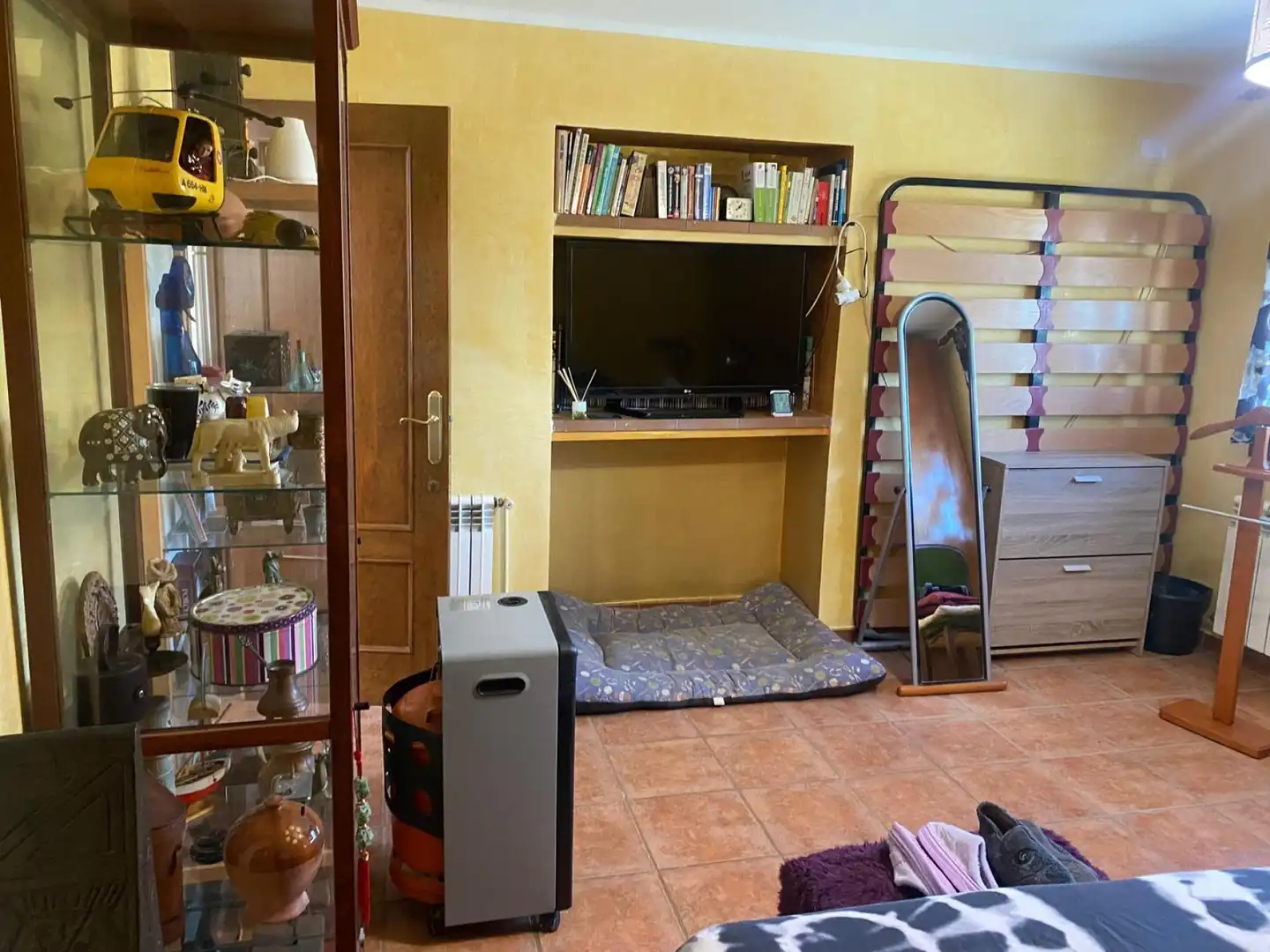 Wohnzimmer von Einfamilien-Reihenhaus zum Verkauf in Els Hostalets de Pierola mit Heizung, Privatgarten und Terrasse