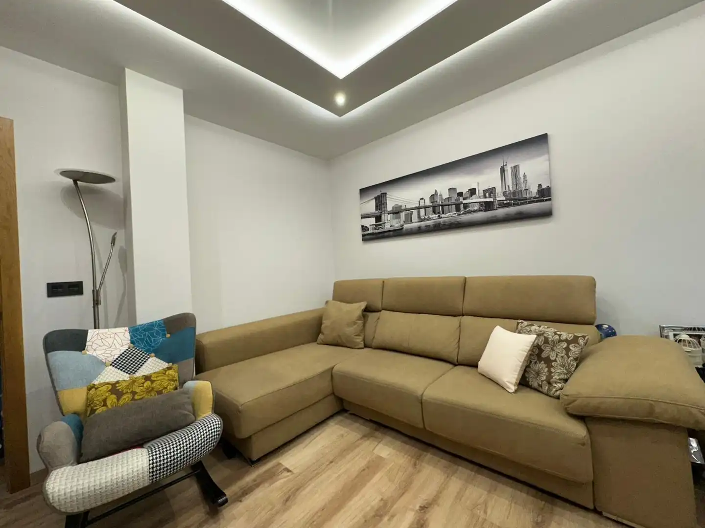 Living room of Flat for sale in Ourense Capital   with Air Conditioner, Heating and Terrace