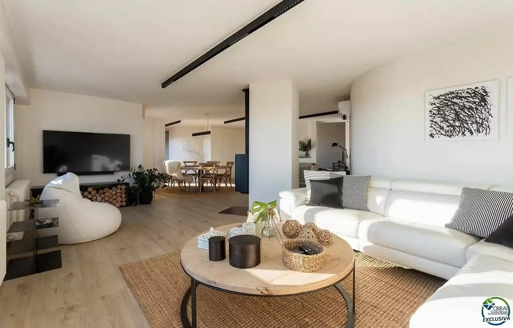 Sala de estar de Piso en venta en Figueres con Aire acondicionado, Calefacción y Terraza