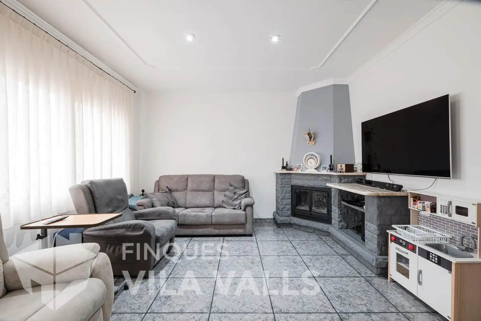 Sala de estar de Casa o chalet en venta en Caldes de Montbui con Calefacción y Terraza