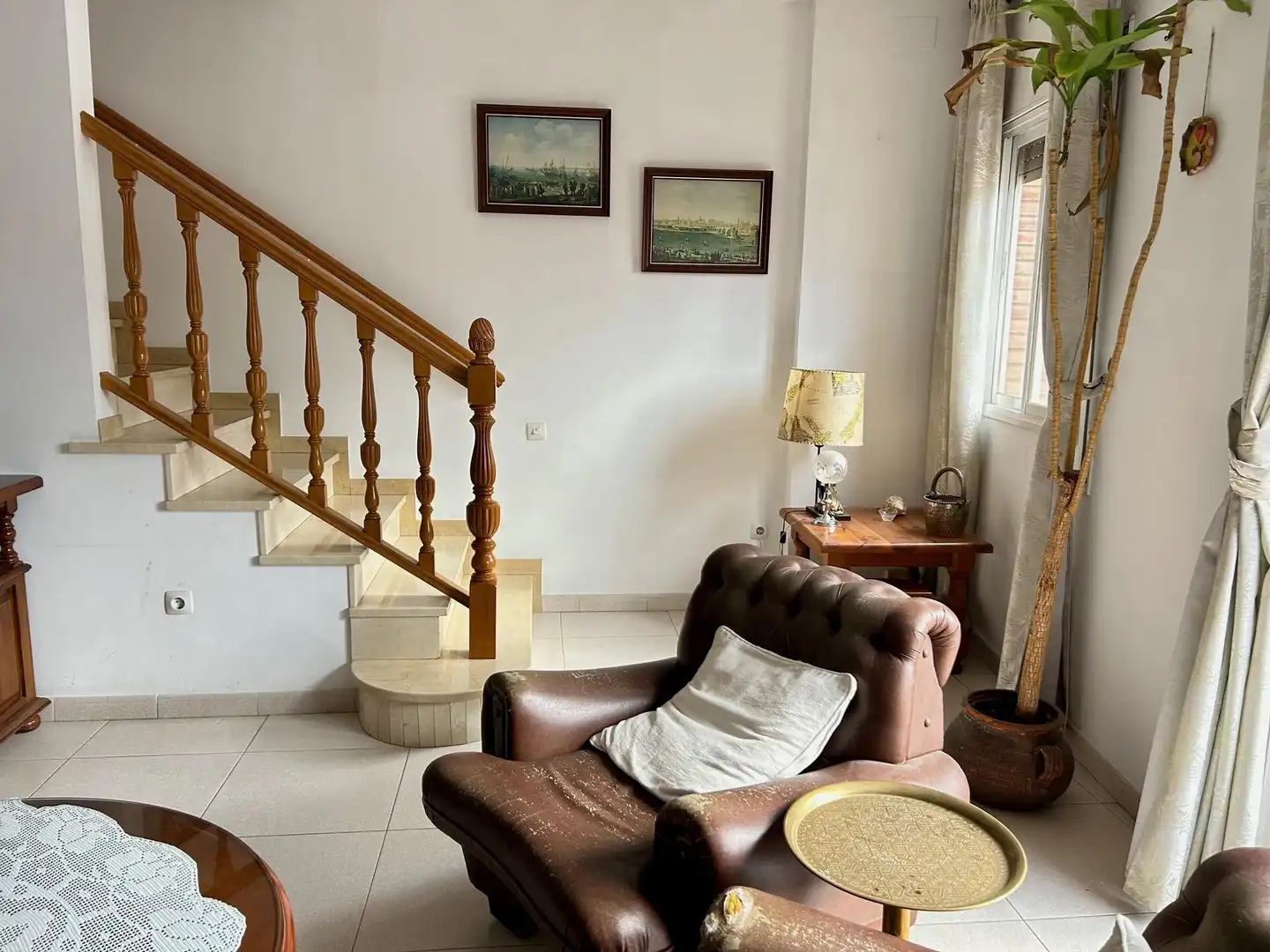 Sala de estar de Casa adosada en venta en Mataró con Aire acondicionado, Calefacción y Terraza