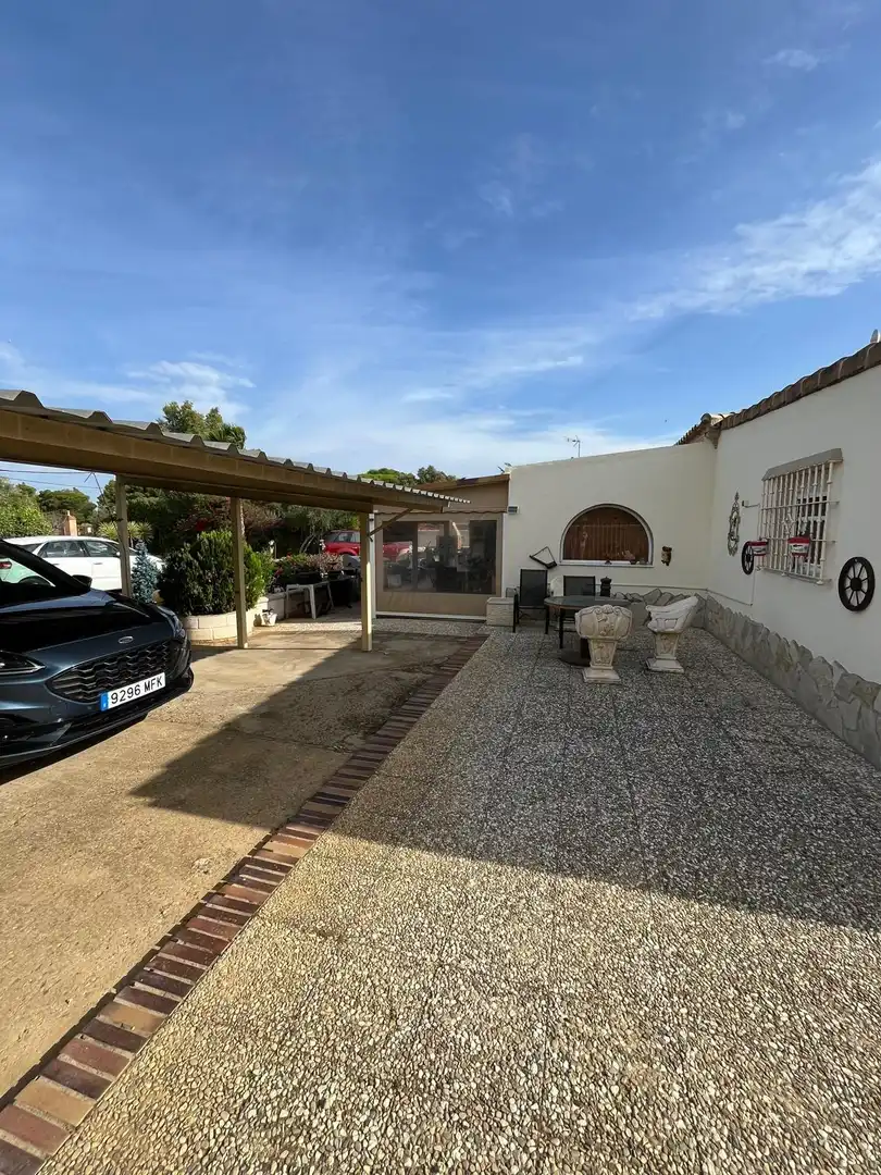 Terrasse von Country house zum Verkauf in Chiclana de la Frontera mit Privatgarten, Abstellraum und Schwimmbad