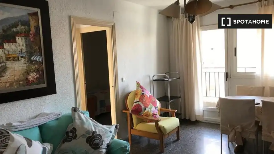 Habitación de Piso para compartir en Murcia con Aire acondicionado, Terraza y Amueblado