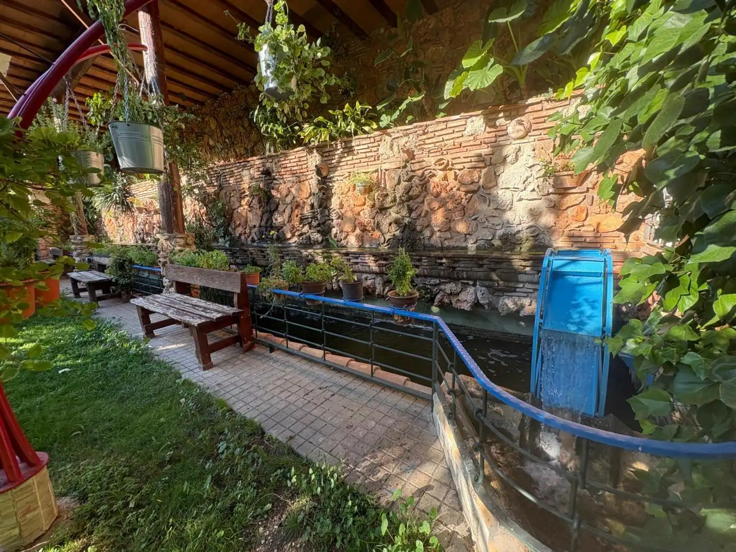 Terraza de Finca rústica en venta en Benatae con Calefacción, Jardín privado y Piscina