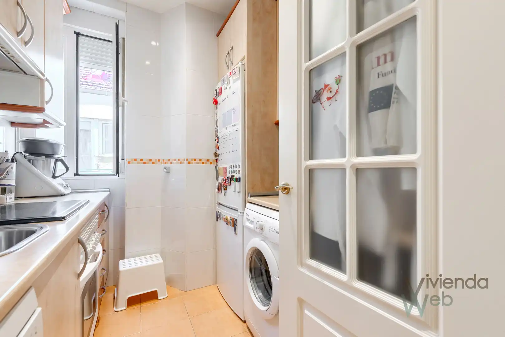 Küche von Wohnung zum Verkauf in Madrid mit Klimaanlage, Heizung und Parkett