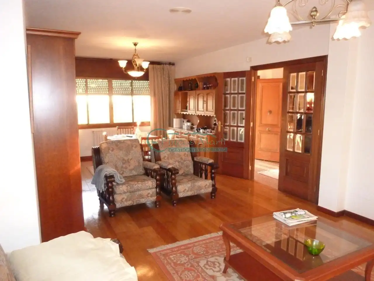 Living room of Houses for sale in Vigo   with Heating, Private garden and Parquet flooring