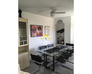 Dining room of Apartment to rent in La Manga del Mar Menor  with Air Conditioner, Heating and Swimming Pool
