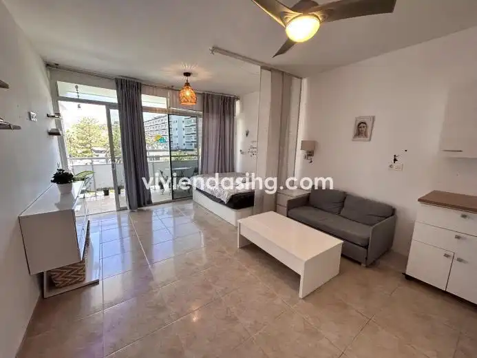 Außenansicht von Wohnung zum Verkauf in Puerto de la Cruz mit Terrasse, Möbliert und Waschmaschine