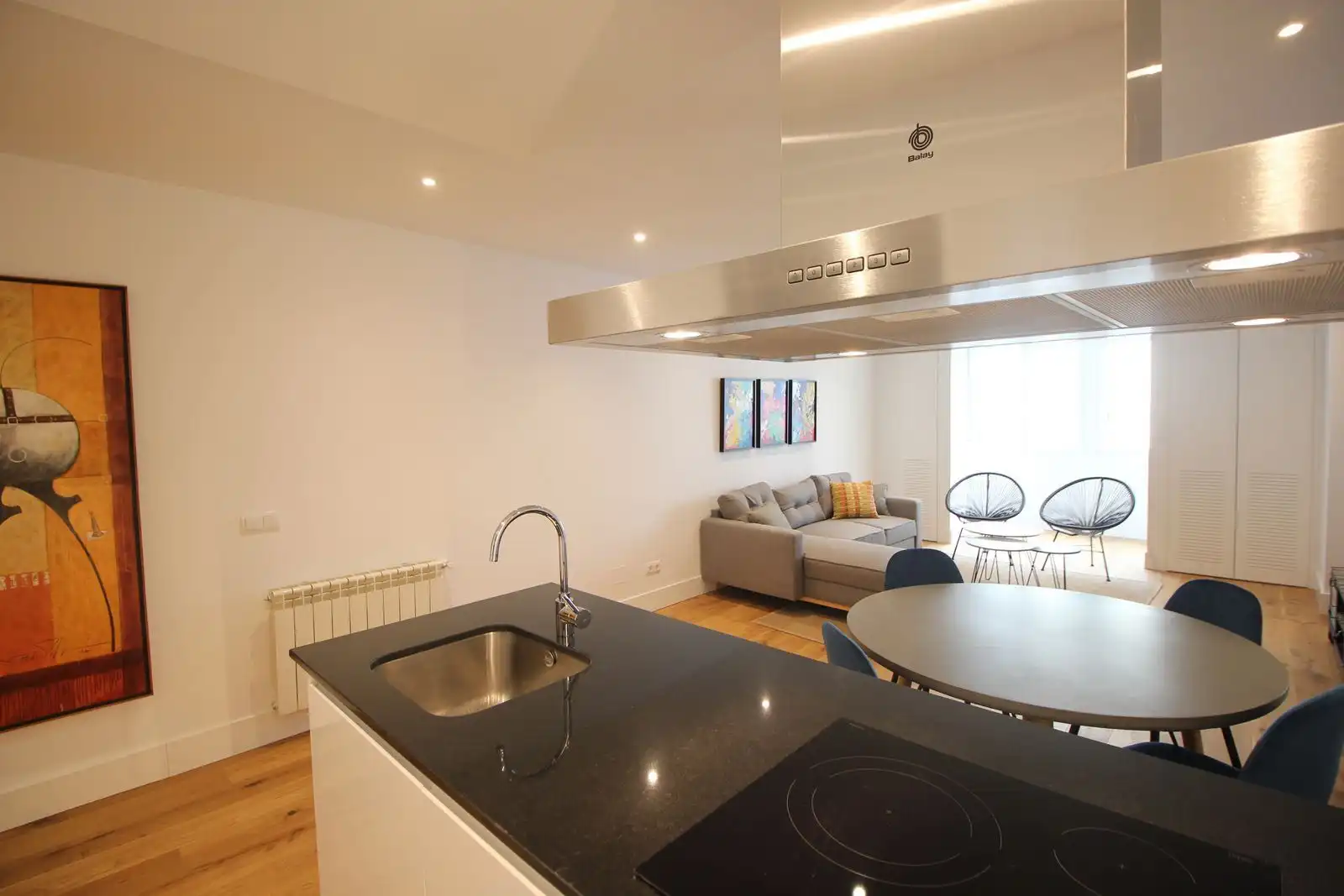 Cocina de Piso de alquiler en Madrid con Aire acondicionado, Calefacción y Parquet