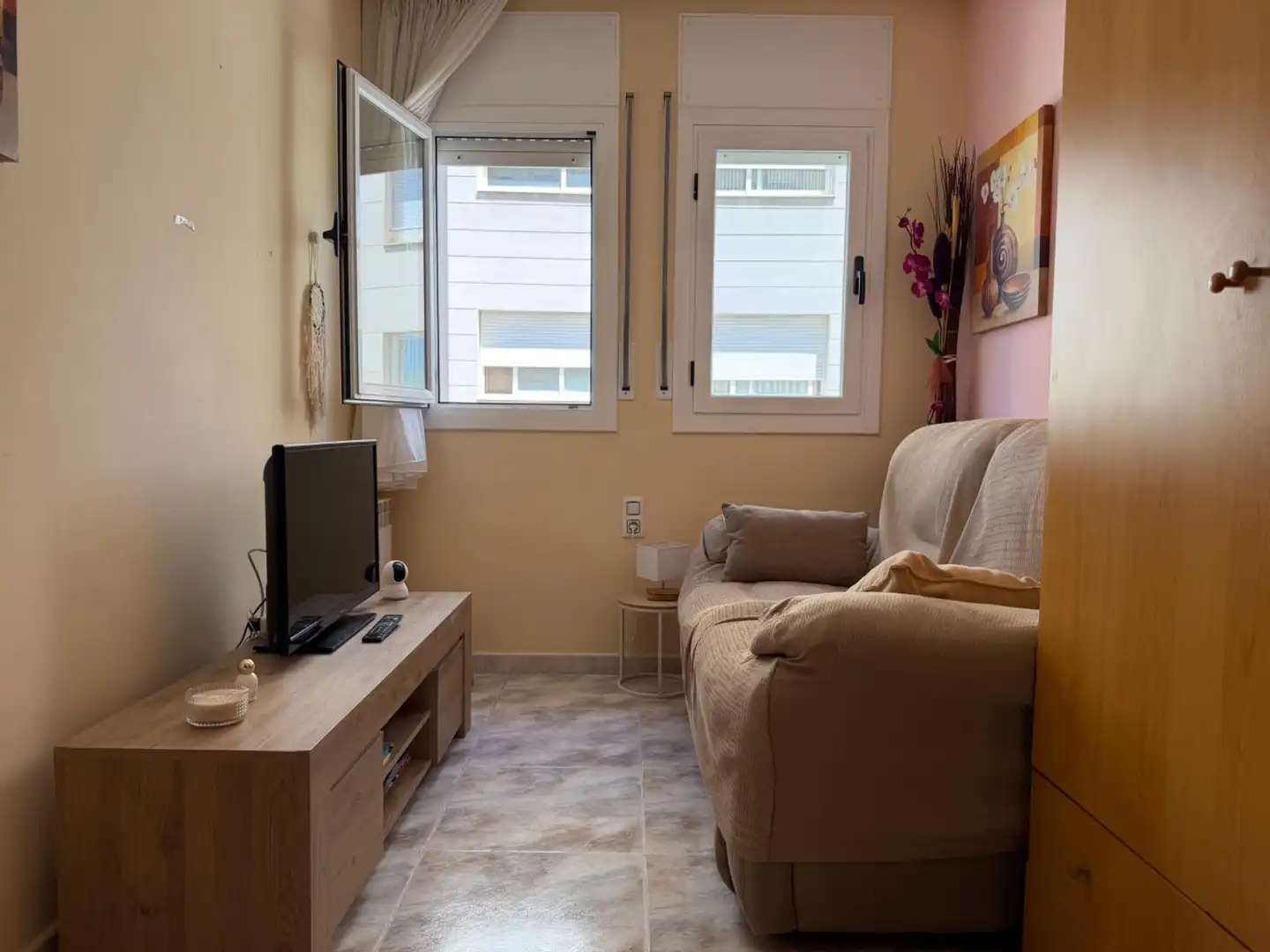 Sala de estar de Piso en venta en Mataró con Calefacción y Balcón