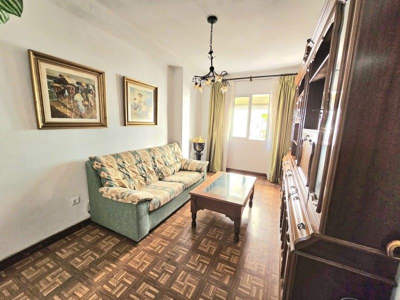 Sala d'estar de Pis en venda en Málaga Capital amb Moblat i Rentadora