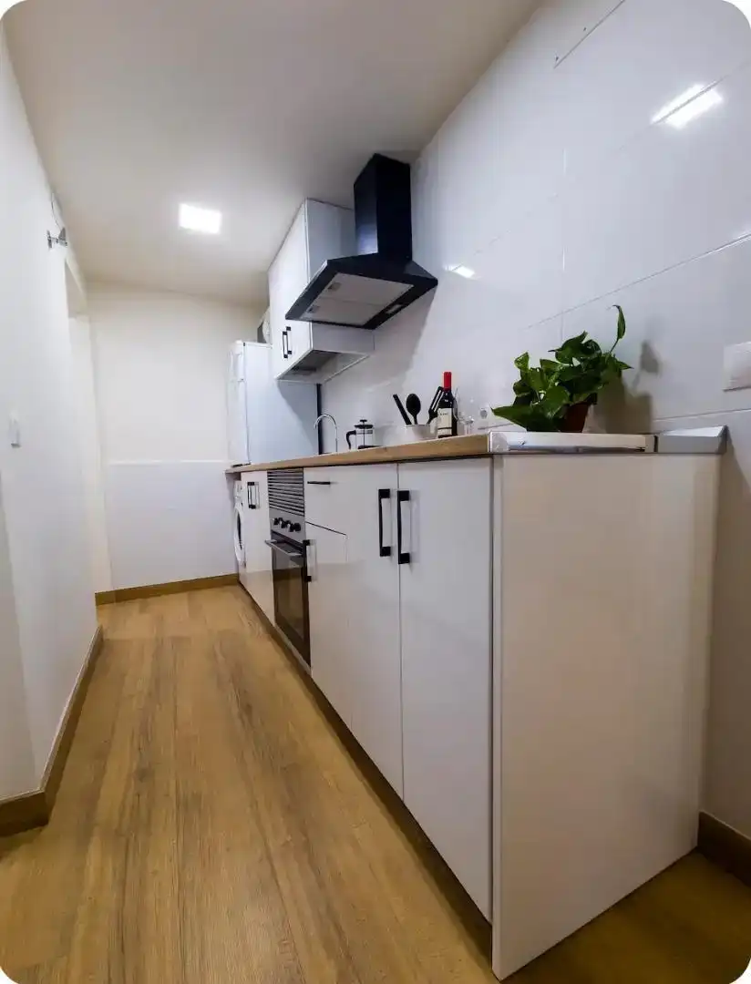 Cocina de Casa adosada en venta en Málaga con Aire acondicionado, Parquet y Amueblado