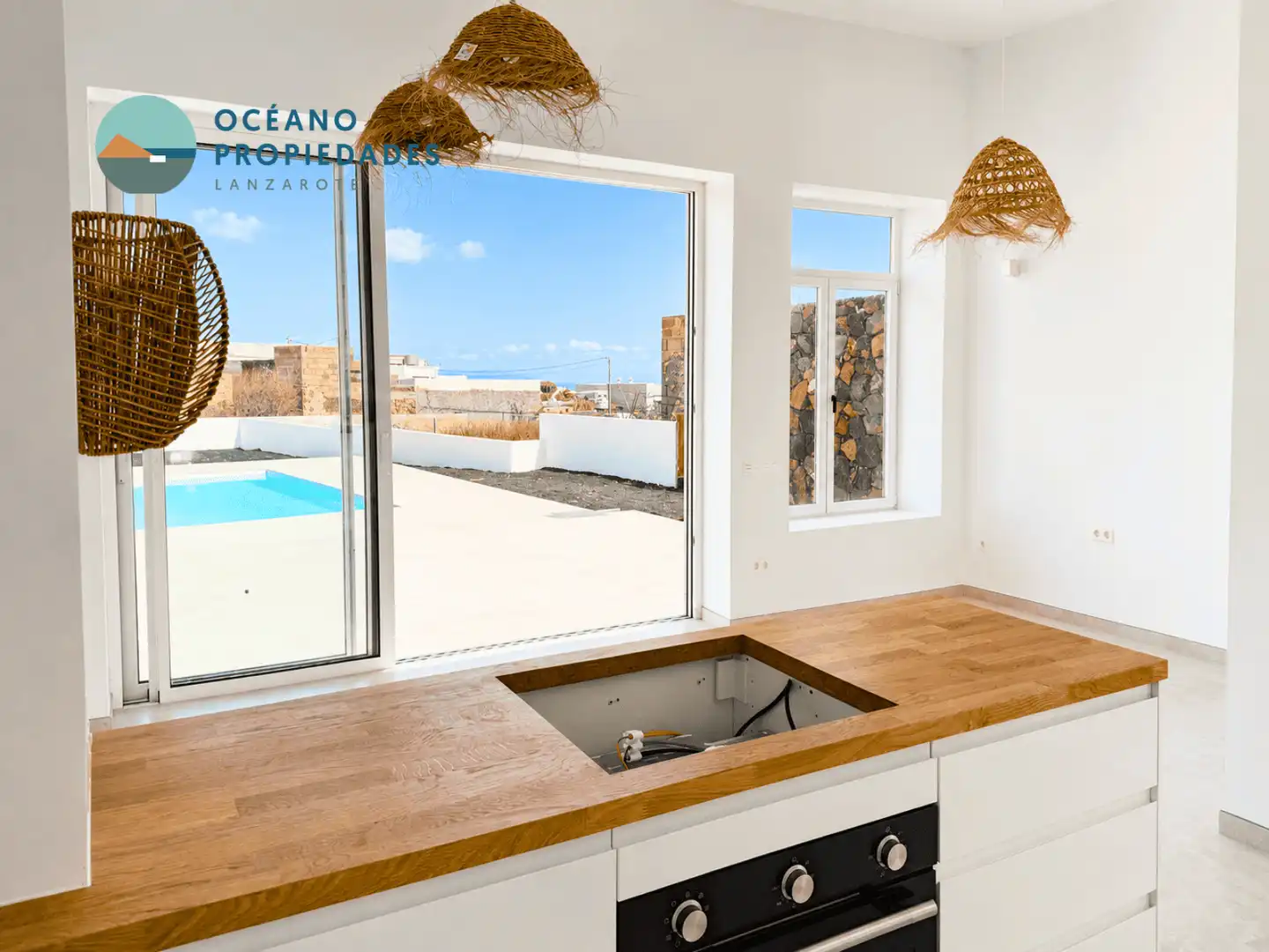 Kitchen of Houses for sale in Haría  with Private garden and Swimming Pool
