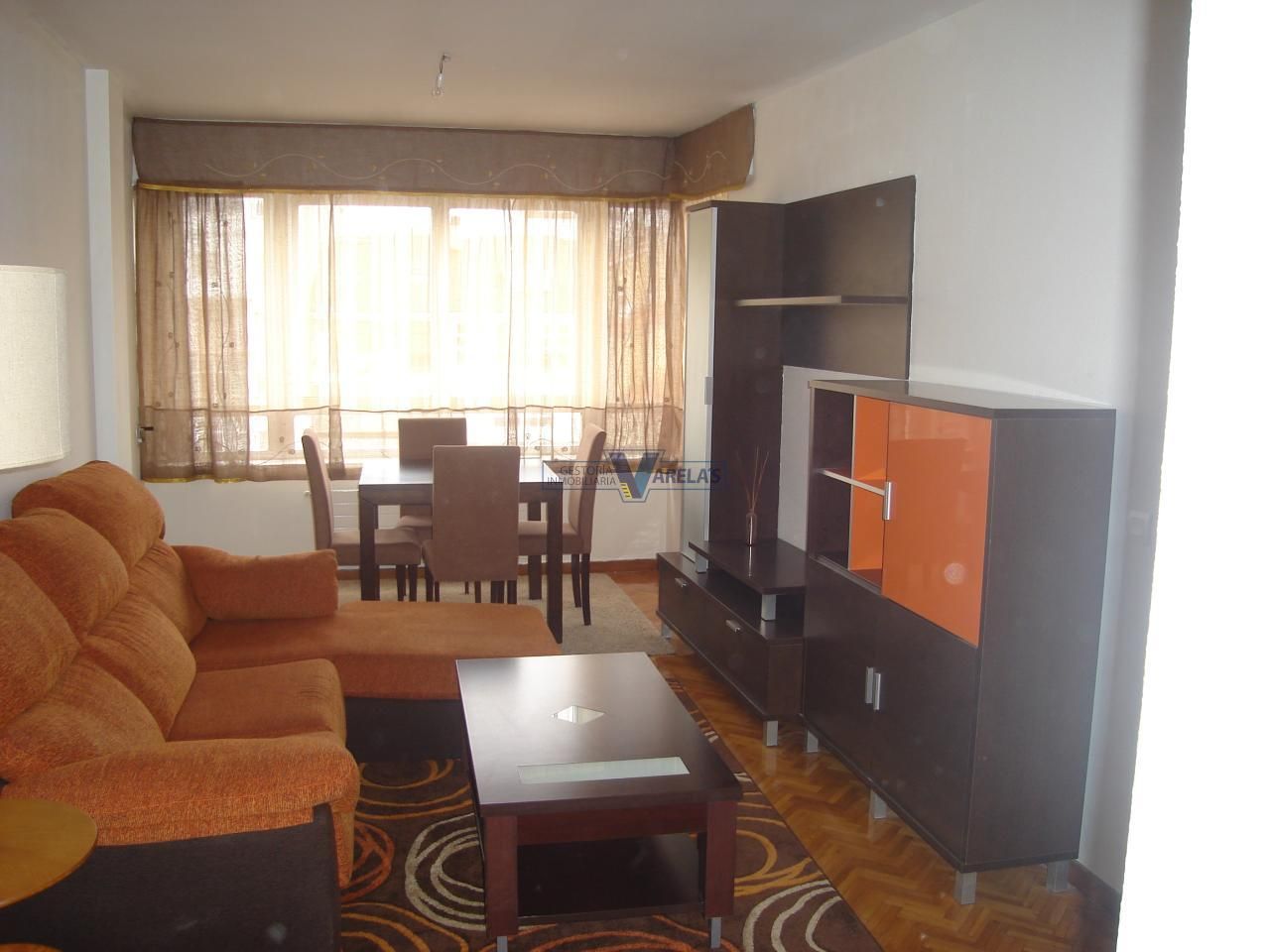 Sala d'estar de Apartament de lloguer en Ourense Capital  amb Calefacció i Moblat