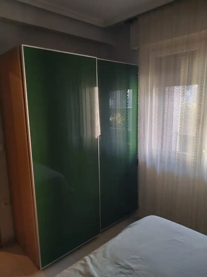 Schlafzimmer von Wohnung zur Miete in Zaragoza mit Heizung, Möbliert und Ofen