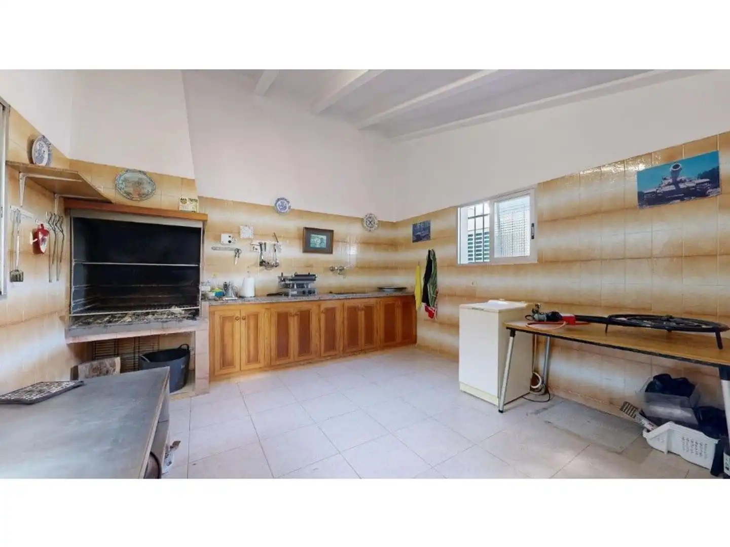 Cocina de Casa o chalet en venta en Tavernes de la Valldigna con Aire acondicionado, Jardín privado y Terraza
