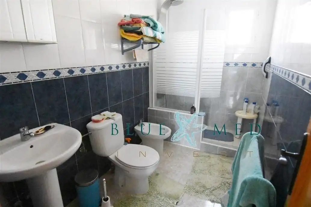 Baño de Casa o chalet en venta en Mazarrón con Aire acondicionado, Jardín privado y Terraza