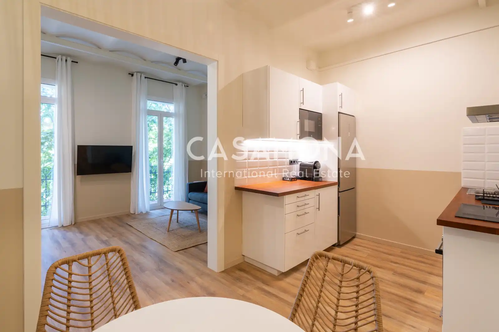 Kitchen of Apartments for rent in Sant Martí