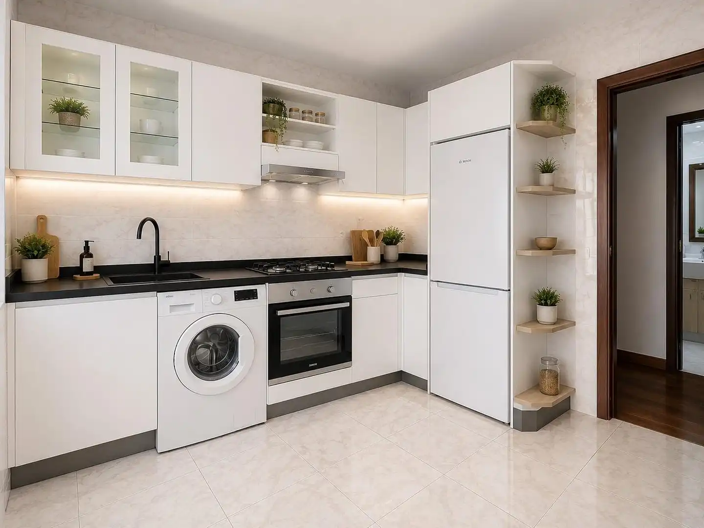 Cocina de Piso en venta en Boiro con Calefacción y Trastero