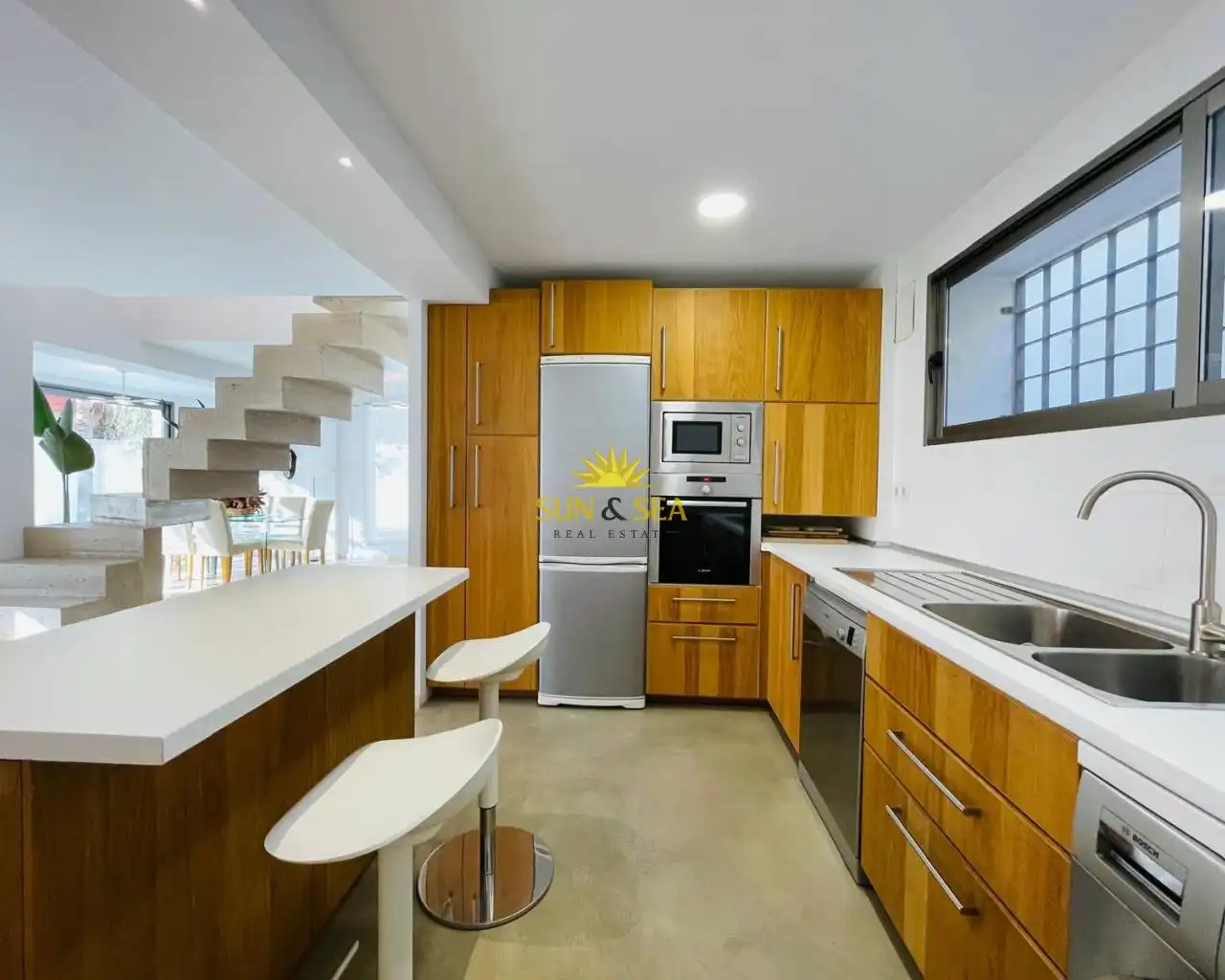 Kitchen of Houses for rent in Alicante / Alacant  with Air Conditioner, Heating and Terrace