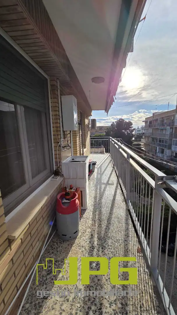 Balcony of Flat for sale in El Campello  with Air Conditioner, Terrace and Furnished