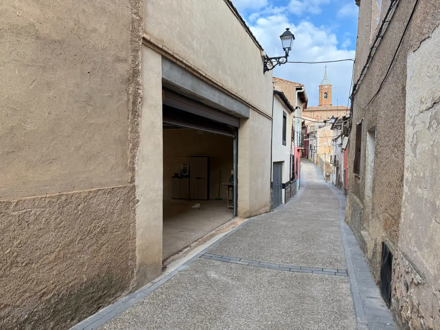 Vista exterior de Casa o xalet en venda en Calatorao amb Calefacció, Jardí privat i Terrassa