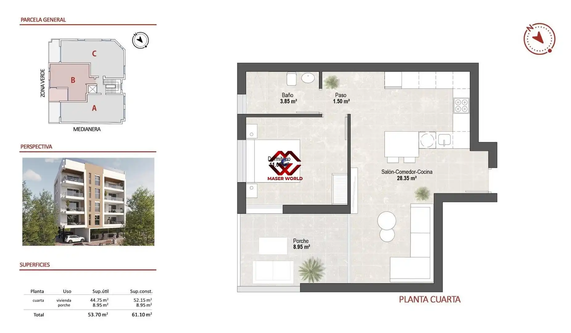 Attique avec piscine à vendre à Lo Pagán, imagen 15