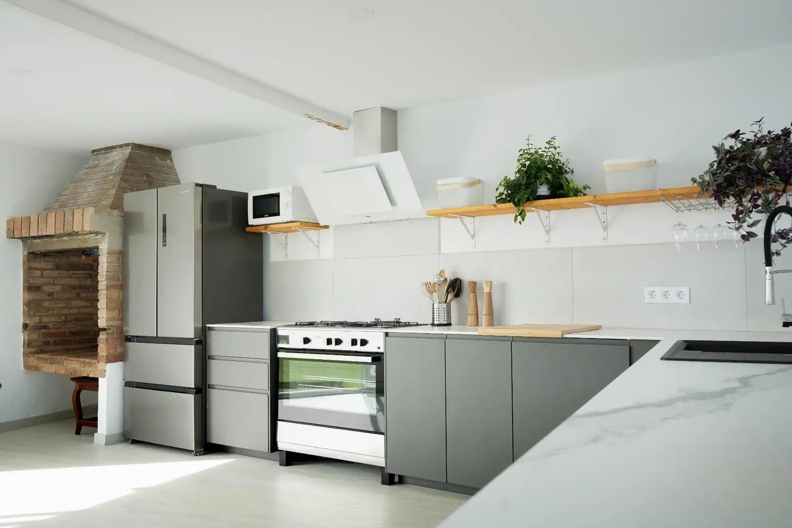 Cocina de Casa o chalet en venta en Tías con Jardín privado, Terraza y Piscina