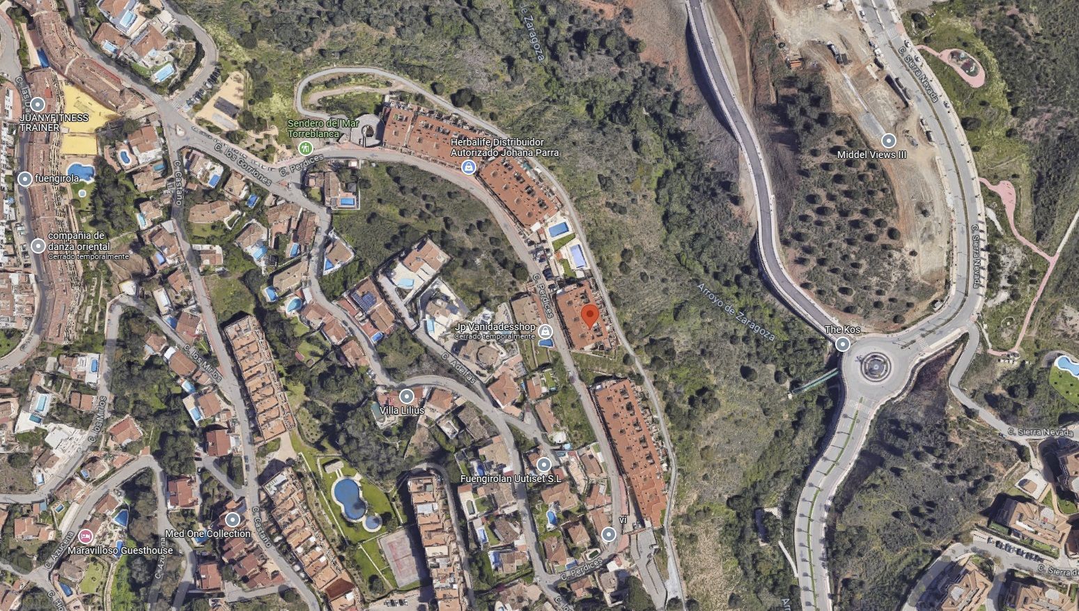 Vista exterior de Garatge en venda en Fuengirola