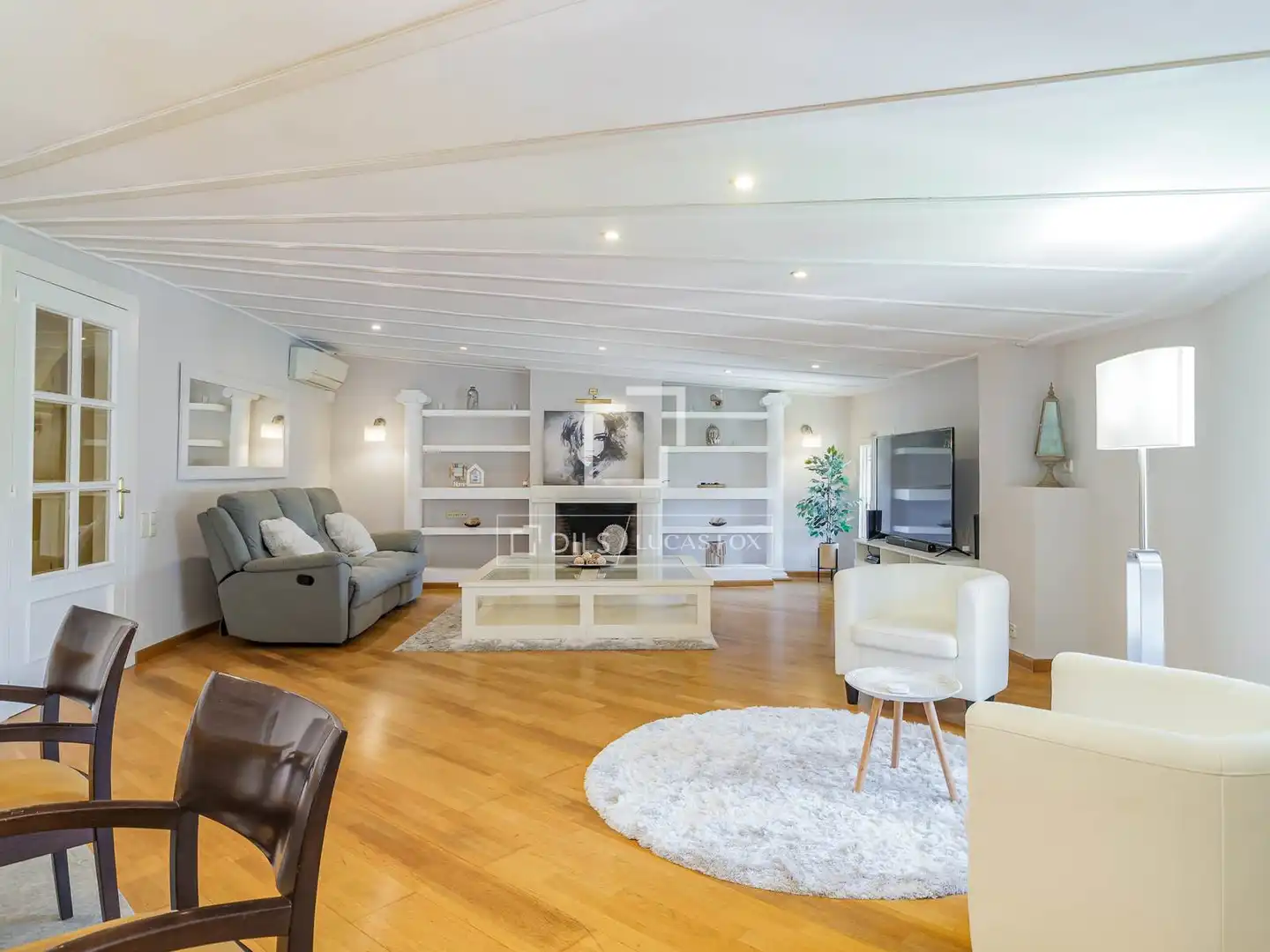 Sala d'estar de Pis en venda en Barcelona amb Aire condicionat i Calefacció