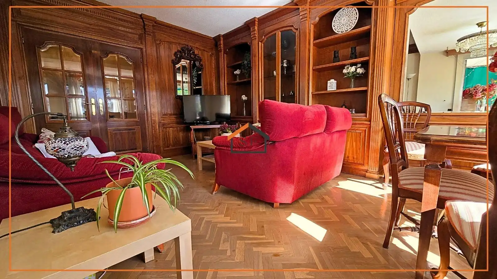 Sala de estar de Piso en venta en Madrid con Aire acondicionado, Jardín privado y Parquet