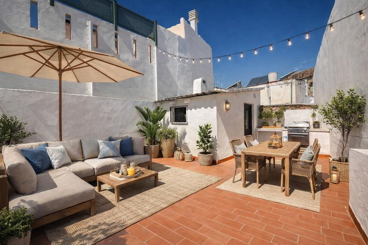 Terraza de Casa adosada en venta en Marbella con Calefacción