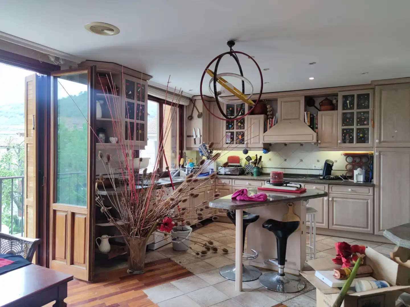 Cocina de Apartamento en venta en Ezcaray con Calefacción, Terraza y Trastero