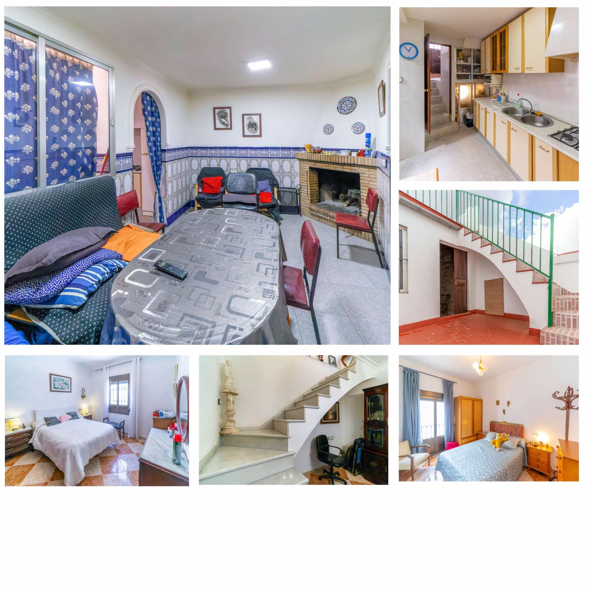 Vista exterior de Casa o xalet en venda en Las Navas de la Concepción amb Moblat