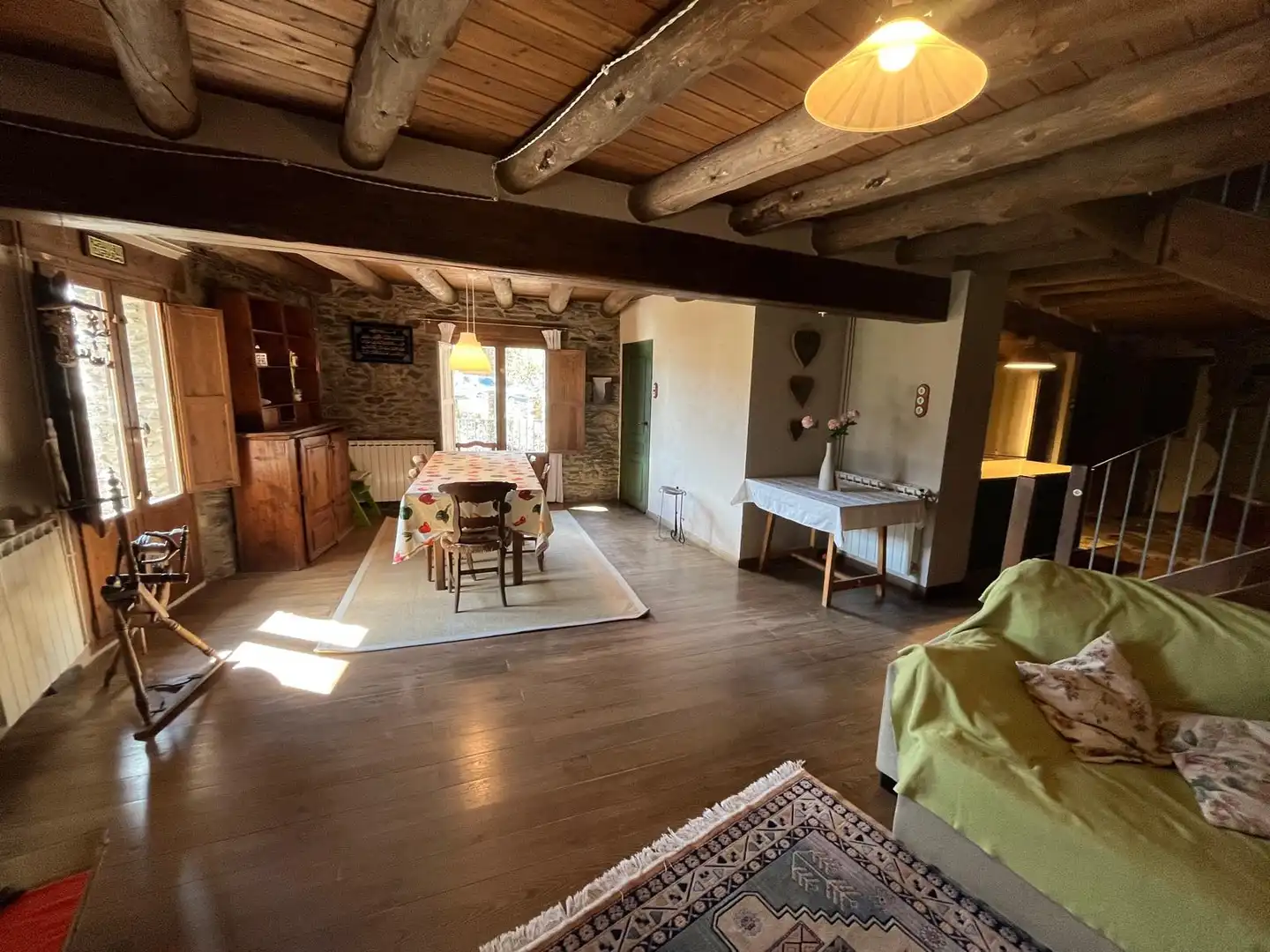 Sala d'estar de Casa o xalet en venda en Farrera amb Moblat i Balcó