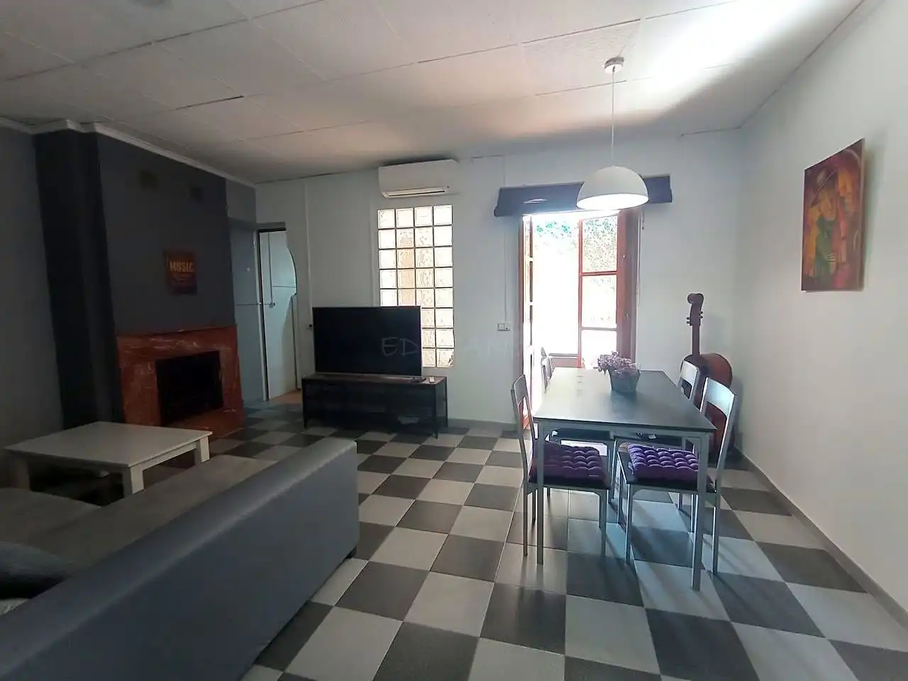 Sala de estar de Apartamento en venta en Alfara del Patriarca con Amueblado y Balcón