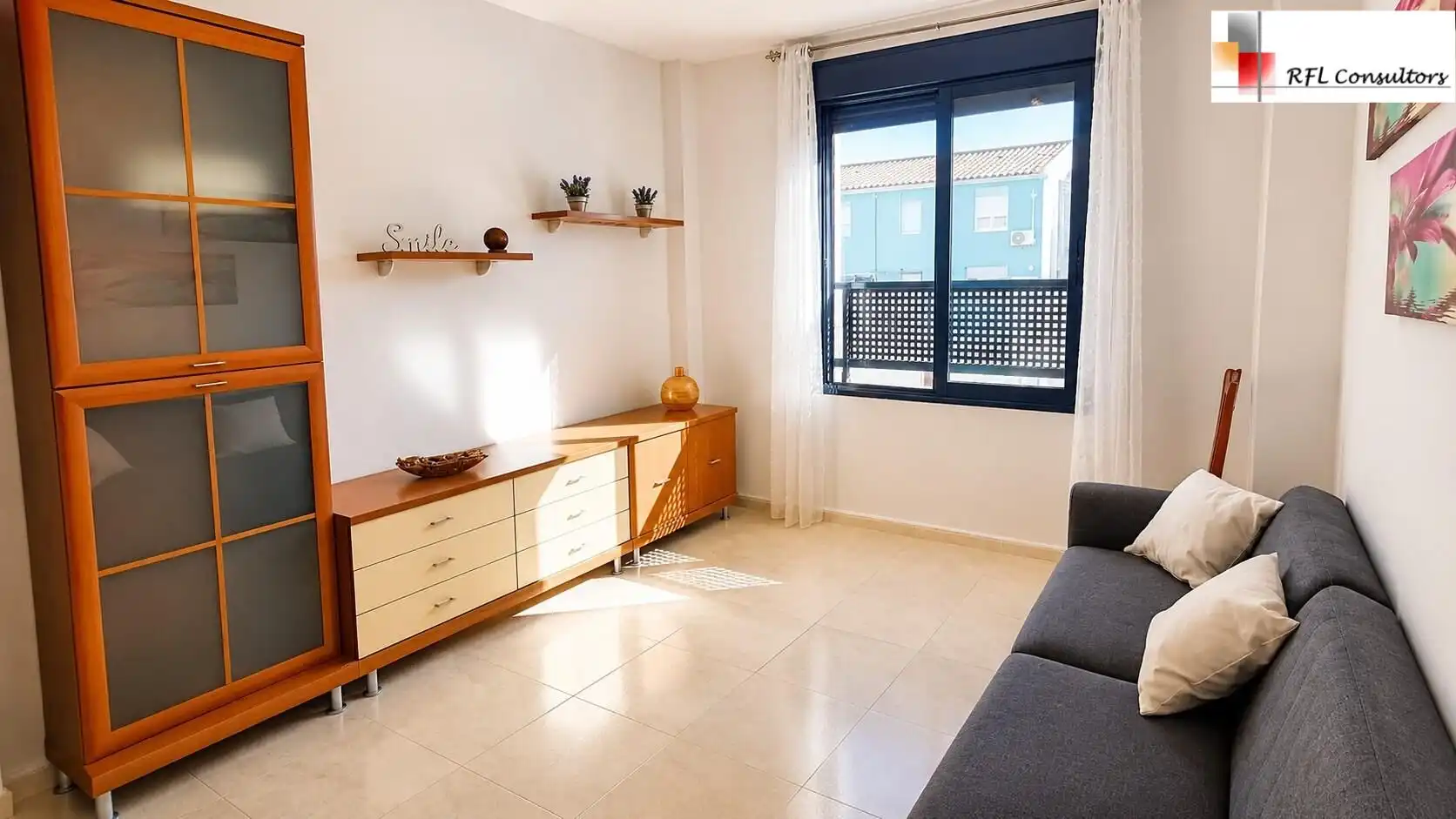 Sala de estar de Apartamento en venta en Vinaròs con Aire acondicionado y Amueblado