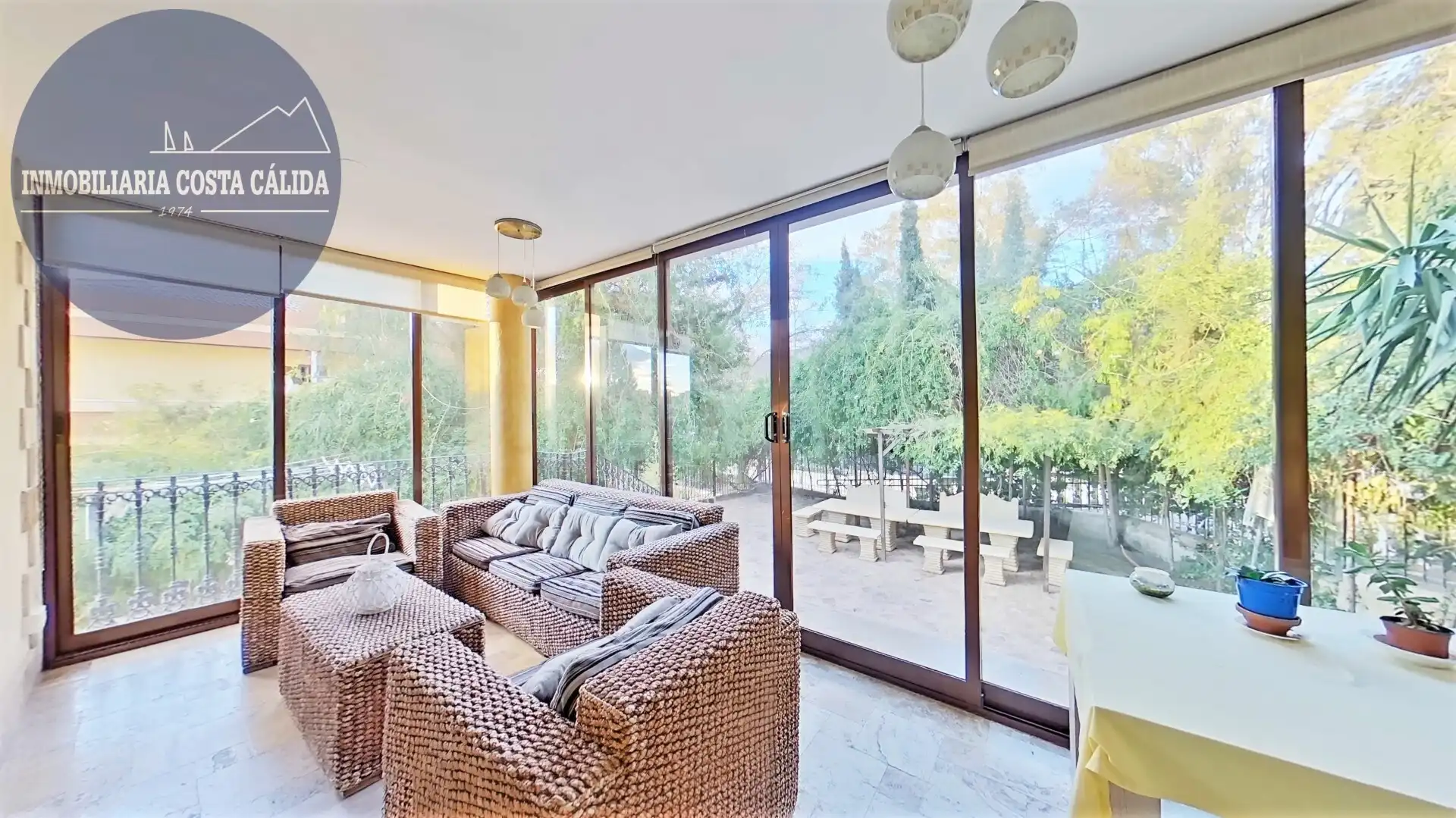 Garden of Houses for sale in Lorca  with Air Conditioner, Heating and Private garden
