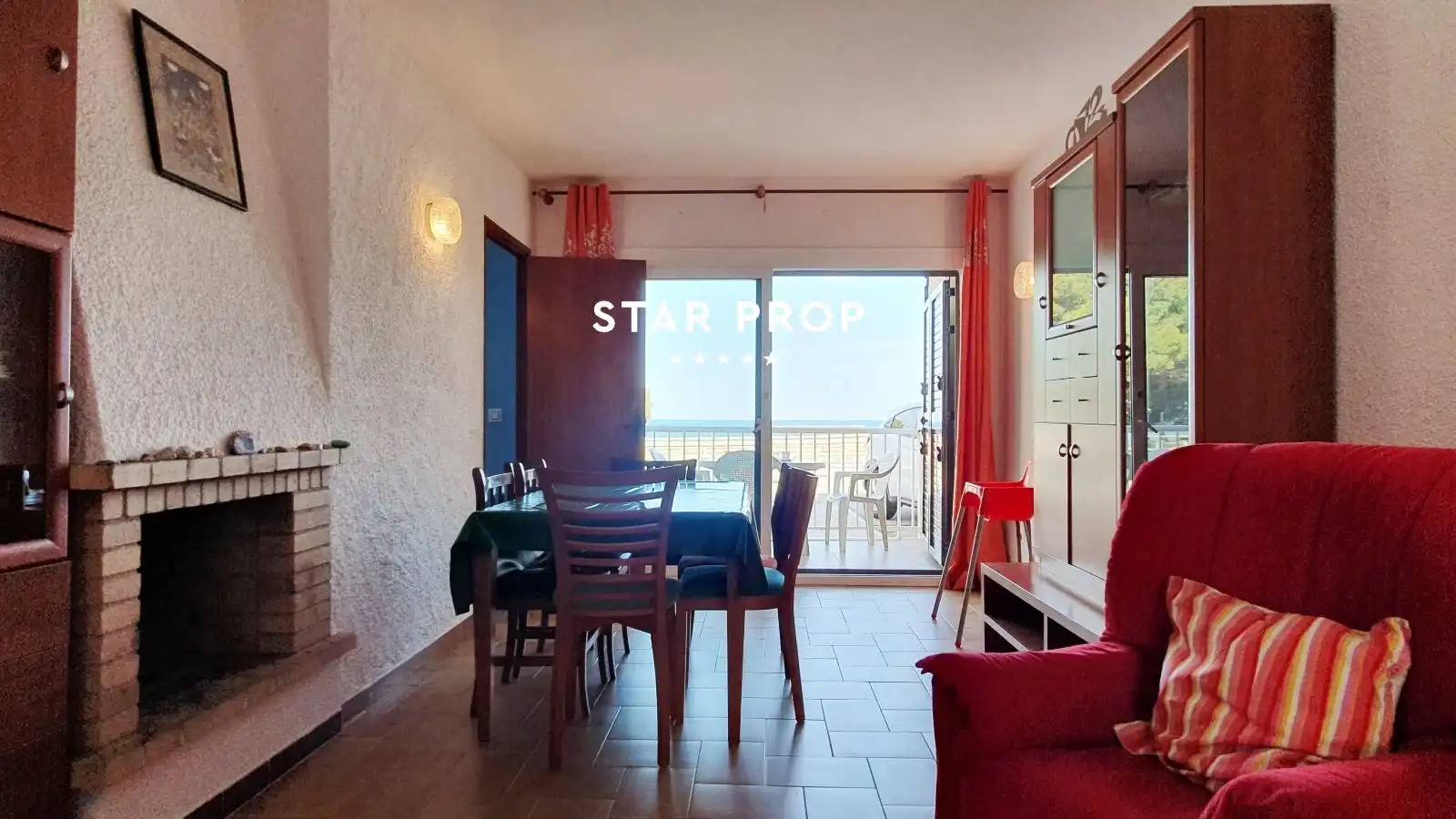 Dining room of Flat for sale in Llançà  with Terrace and Furnished