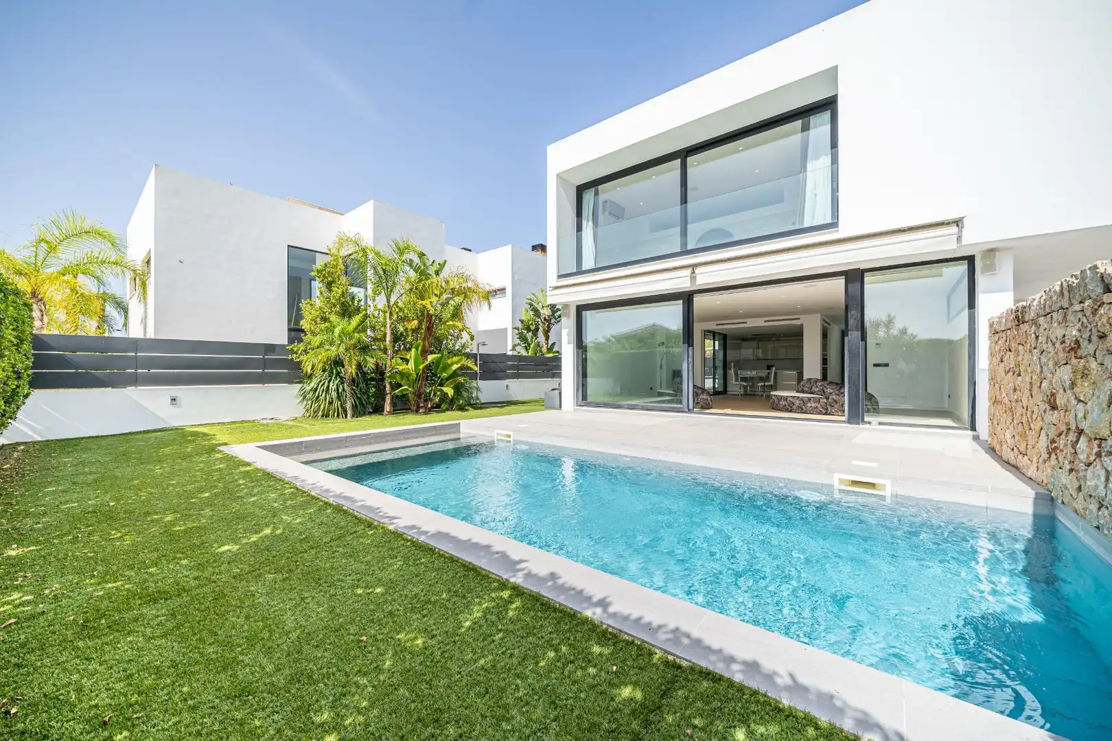 Piscina de Casa o xalet en venda en  Palma de Mallorca amb Aire condicionat, Calefacció i Jardí privat