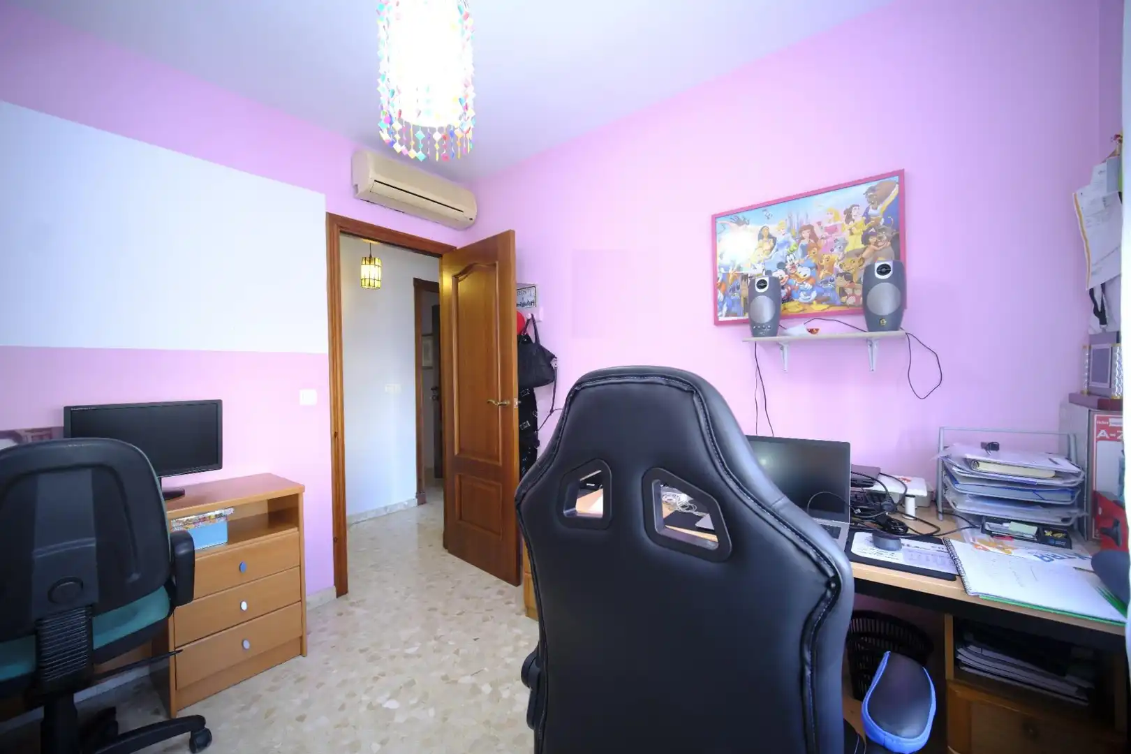 Bedroom of Flat for rent in Alcalá de Guadaira  with Air Conditioner and Furnished