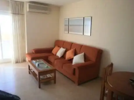 Sala de estar de Ático en venta en Oropesa del Mar / Orpesa con Aire acondicionado, Jardín privado y Parquet
