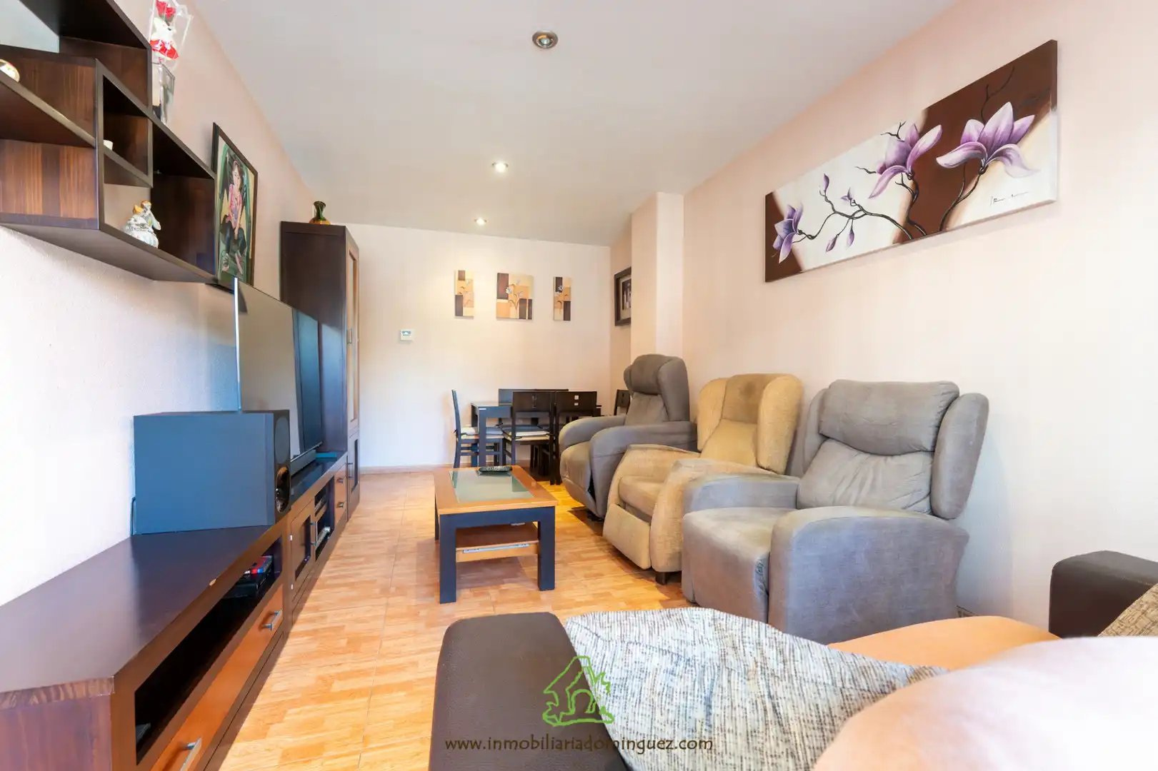 Sala de estar de Piso en venta en Murcia con Aire acondicionado, Terraza y Trastero