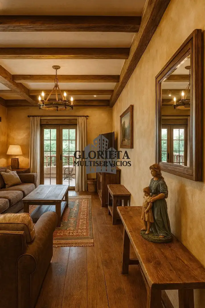 Comedor de Casa adosada en venta en Baiona con Calefacción, Parquet y Terraza