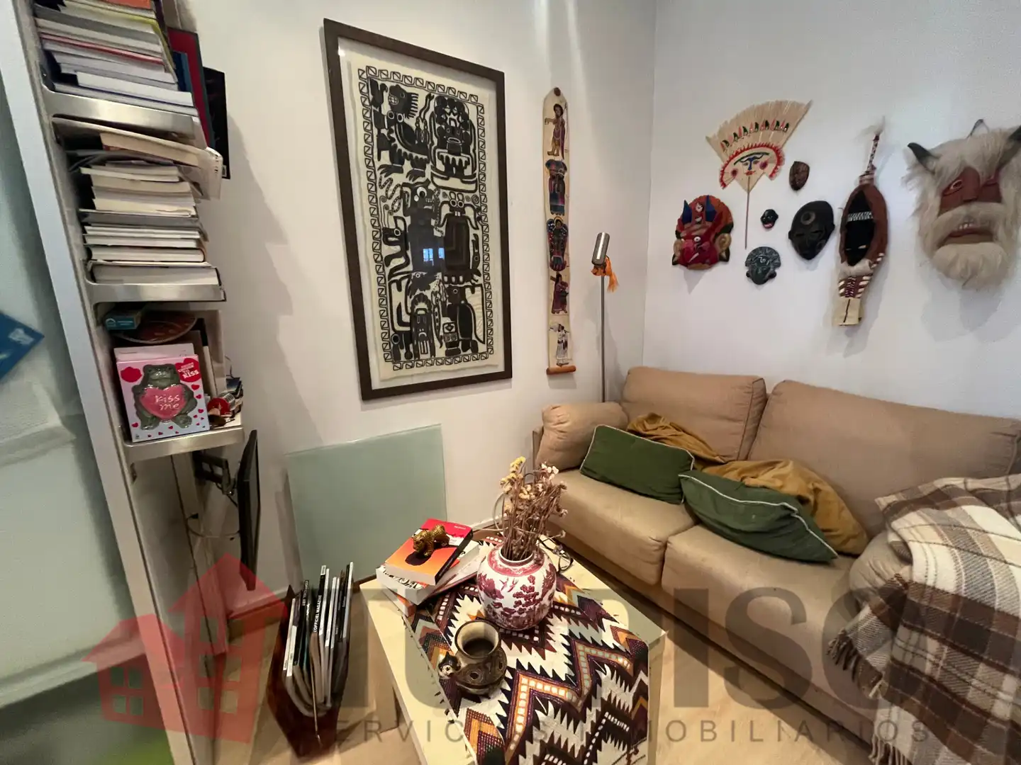 Sala de estar de Estudio en venta en Madrid con Calefacción y Amueblado